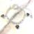 Pulsera Corazon Azul con Ojito