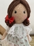 Boneca de pano mãe e filha na internet