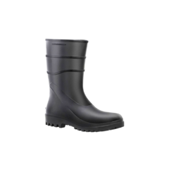 BOTA PVC CANO CURTO PRETO C/FORRO - 37 CA37456