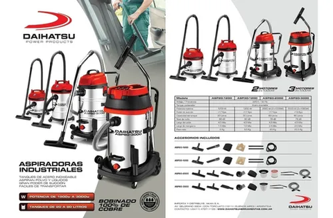 aspiradoras induatrialea todas las potencias agua