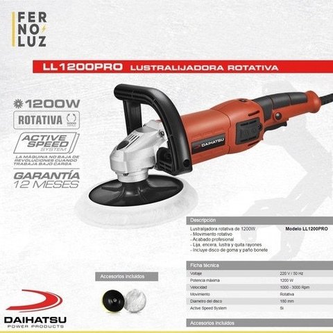 lustralijadora pro 1200w dahiatsu