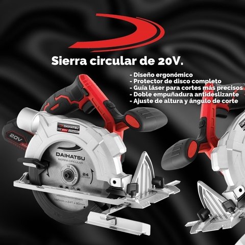 sierra circular 20v dahiatsu