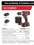 taladro atornillador dahiatsu 13mm 20v completo