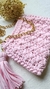 Bolsa Luteliê cor rosa bebê