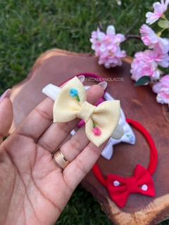 LAÇOS DE LINHO RN 5CM - Boneca de Pano Laços