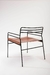 Sillon de Hierro con Asiento de Cuero - comprar online