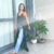 Blusa Túnica Alongada Babados