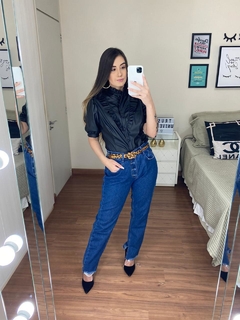 Imagem do Camisa Couro Babados