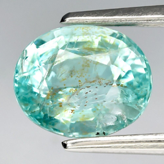Apatita Paraíba Azul Esverdeada Oval Natural 7x5.8mm - comprar online