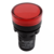 Ojo de Buey LED Elibet con tapa roja, indicado para señalización y alertas.