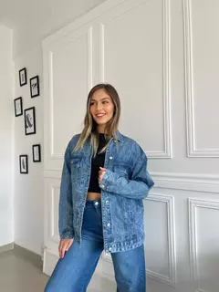 Campera de jean oversize