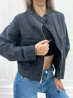 Campera de jean con cierre Georgia - comprar online