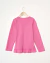 Remera de Algodón con Volados y Estampa con Glitter fucsia en internet
