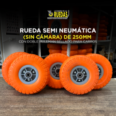KIT RUEDAS SEMINEUMATICA(SIN CAMARA) IDEAL PARA CARROS - comprar online