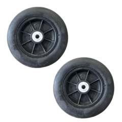 RUEDA COMPACTA DE GOMA/PVC PARA CARROS MANUALES