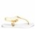Sandália Glitter Gold/Branco PJ5953