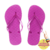 Chinelo Petite Jolie Recolorir Pink Pitaya PJ5506