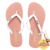 Chinelo Petite Jolie Recolorir Rosa/Branco PJ5507