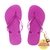 Chinelo Petite Jolie Recolorir Pink Pitaya PJ5506IN