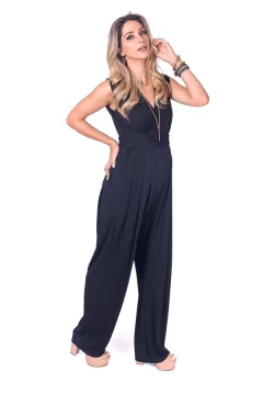 Macacão pantalona gestante-Preto na internet
