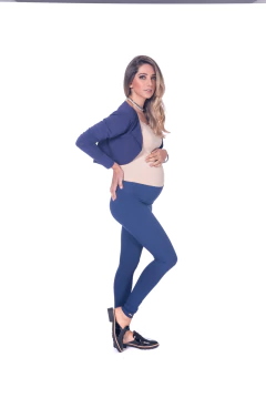 Imagem do Calça legging gestante marinho