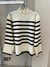 Sweater media polera ancha rayada" Madison"