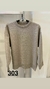 Sweater largo liso escote redondo "Zoe"