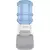 Bebedouro de mesa Cadence gela água refrigerado elétrico galão Aguô Bivolt BEB110 127v/220v