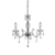 Lustre 3 Lâmpadas Incolor Plástico Treviso - LLUM Bronzearte