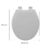 Assento Soft Close Oval Novo Design TOV2/SC BR - Astra - comprar online