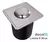 Lixeira Inox Quadrada Docol 6 Embutir Fosca
