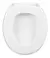 Tampa Assento Vaso Sanitário Oval Universal Soft Astra Cor Branco - comprar online