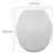 Tampa Assento Vaso Sanitário Oval Universal Soft Astra Cor Branco - Antônio Bittencourt Materiais de Construção