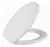 Tampa Assento Vaso Sanitário Oval Universal Soft Astra Cor Branco na internet