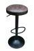Banqueta Base Negra Eco Cuero - Orlando Deco