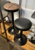 Banqueta Base Negra Eco Cuero - comprar online