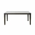 Mesa Comedor Ziggy c/tapa marmol Royal Blanco