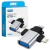 ADAPTADOR OTG 3 EM 1 USB TIPO C LIGHTNING MICRO USB V8 KP-HM006 KNUP