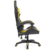 CADEIRA GAMER PCTOP STRIKE 1005 COM ALTURA AJUST. ASSENTO GIRATORIO ACAB. COURO SINTETICO BASE EM NYLON COR AMARELA - 00 - Expresso do Computador