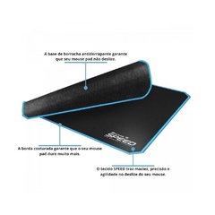MOUSEPAD GAMER FORTREK SPEED MPG101 (320X240X3MM)