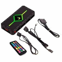 CONTROLADORA GAMER PARA COOLER RISE MODE PWM E ARGB HUB - RM-COPW-ARGB 3P 5V