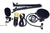 KIT MICROFONE CONDENSADOR PROFISSIONAL KP-M0010 - comprar online