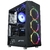 GABINETE GAMER SUPERFRAME FLOW, MID TOWER, RGB, VIDRO TEMPERADO, ATX, BLACK, SEM FONTE, COM 3 FANS - comprar online