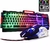 KIT GAMER TECLADO E MOUSE COM LED BK-G3000 EXBOM USB