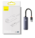 ADAPTADOR BASEUS LITE SERIES ETHERNET USB-A RJ45 LAN 100MBPS