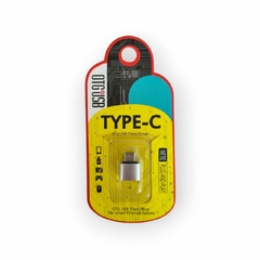 ADAPTADOR CELULAR TIPO C, USB CONVERSOR OTG - PRATA
