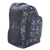 Mochila de Rodas com alças Preto com floral - Hang Loose - loja online