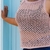Blusa em Crochê - Rosa Seca - comprar online
