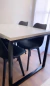 Mesa em MDF medindo 0,70x0,50m com 0,75m de altura