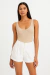 Short Alfaiataria em Viscose Off White - comprar online